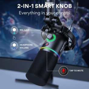Micrófono  Dinámico  Cardioide  XLR USB Streaming Maono PD200X
