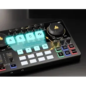 Mixer Maono Podcast AME2 2 canales USB-C maonocaster e2 AME2 Bluetooth