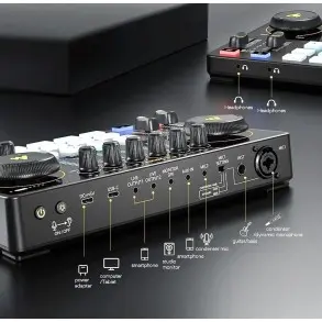 Mixer Maono Podcast AME2 2 canales USB-C maonocaster e2 AME2 Bluetooth
