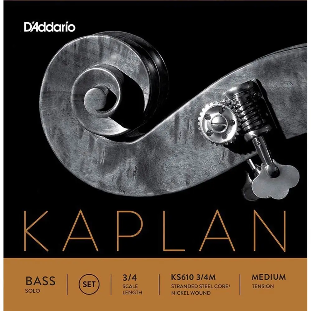 Encordado Daddario Contrabajo 3/4 Kaplan Ks610 Tension Media Solista