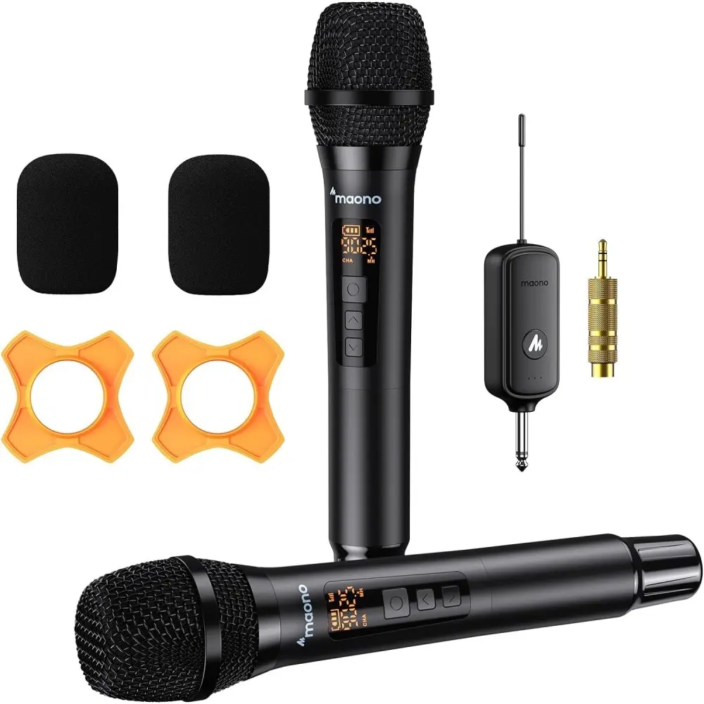 Microfono inalambrico Doble de Mano Maono WM760 A2