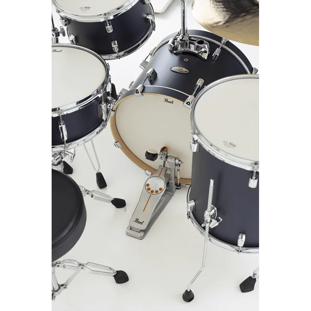 Bateria Pearl Jazz Decade Maple 4 cuerpos Bombo 18" Ultramarine Velvet