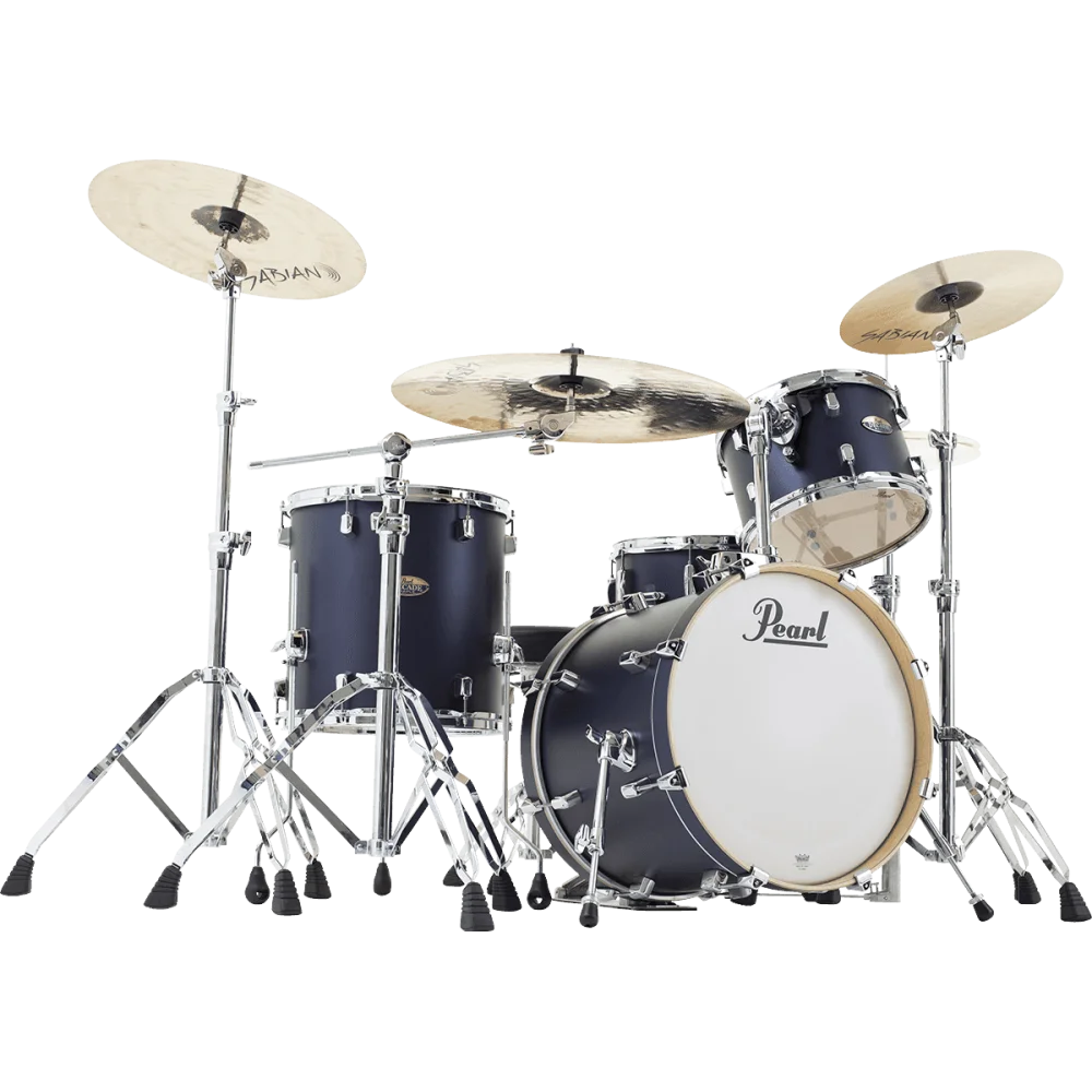 Bateria Pearl Jazz Decade Maple 4 cuerpos Bombo 18" Ultramarine Velvet