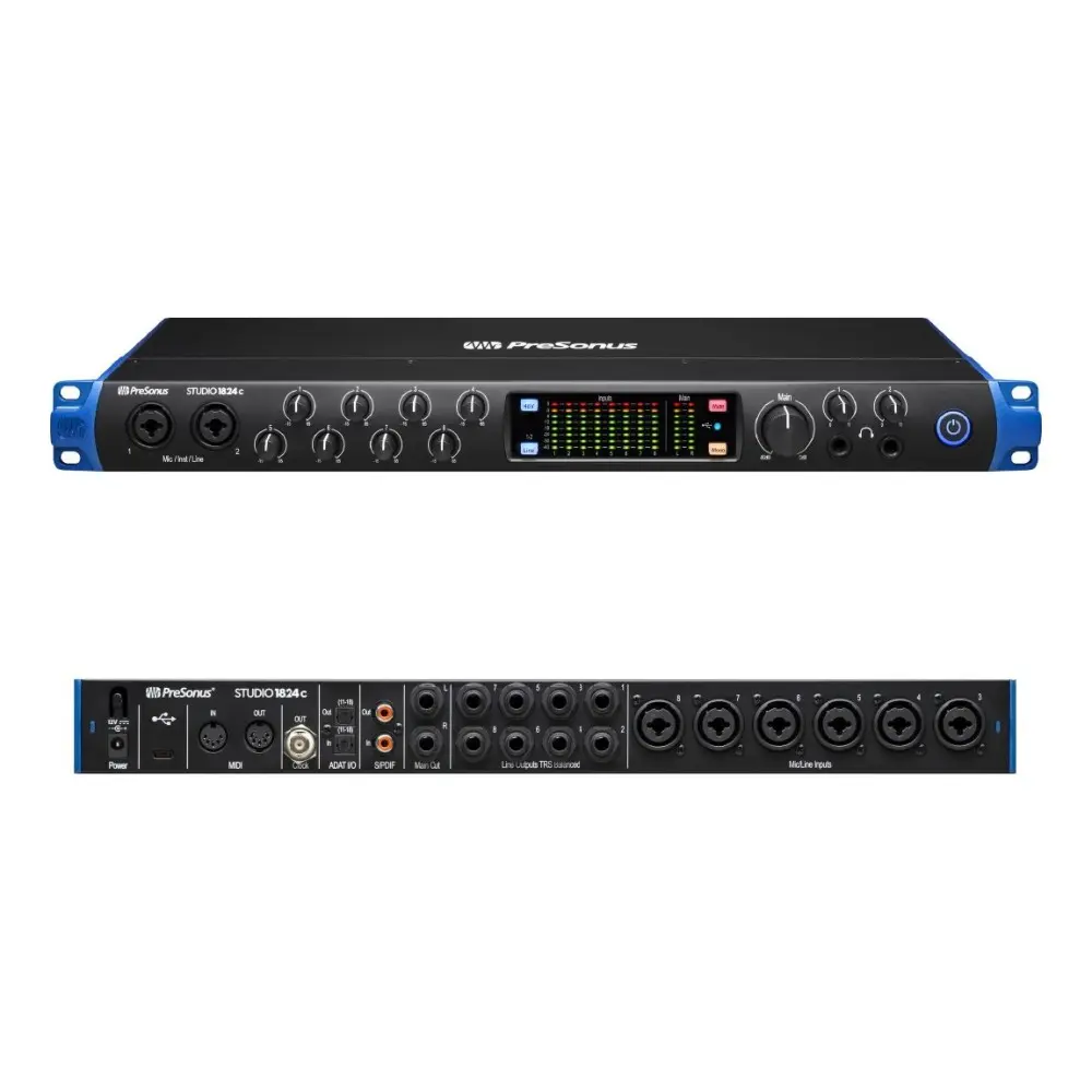 Placa de Audio Presonus Audio Box Studio1824C Rack 8 In 10 Out
