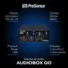 Placa De Audio Presonus Audiobox Go Micrófono Instrumento