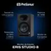 Monitor De Estudio Presonus Eris Studio 8 Activo Por Unidad