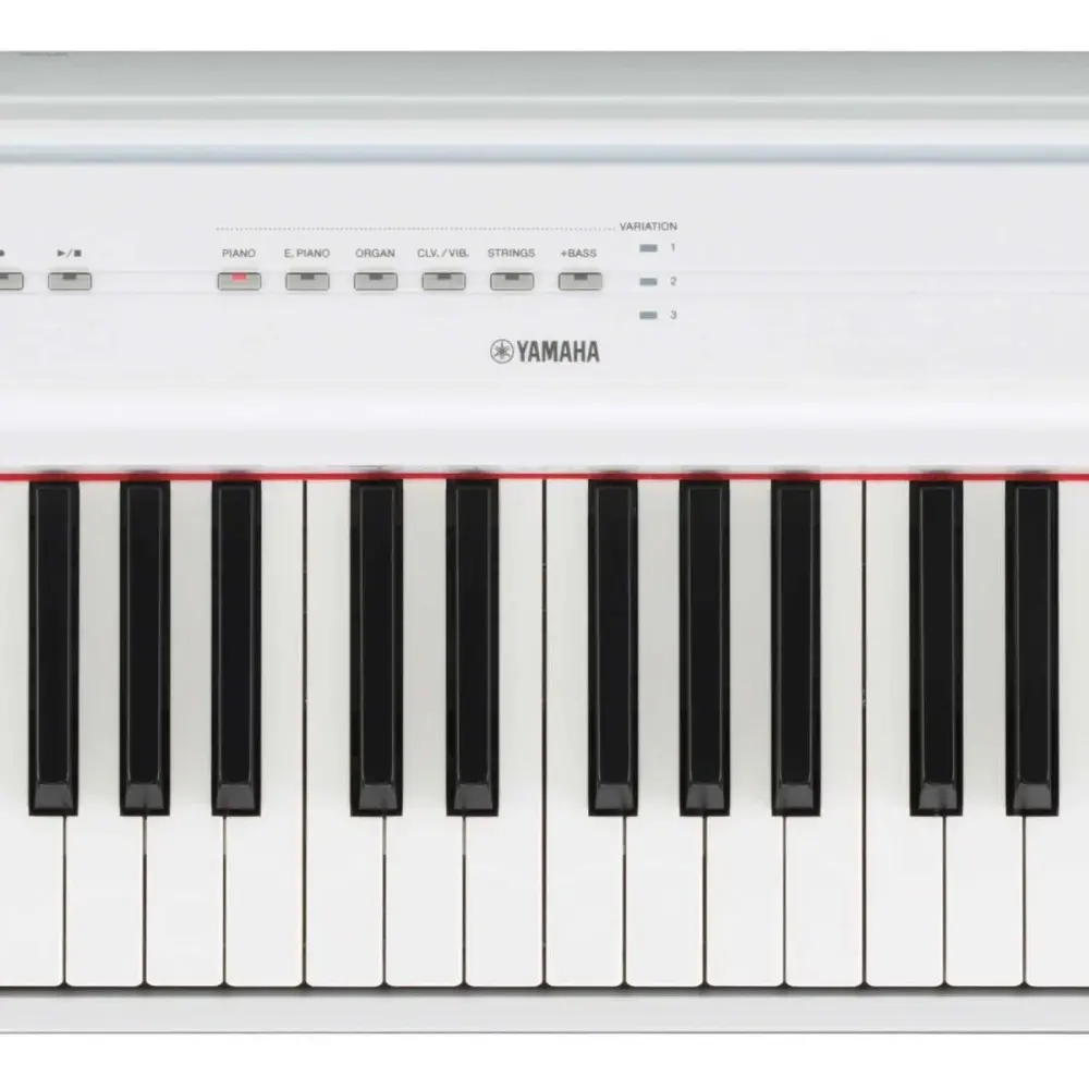 Piano Digital Yamaha P125 A W 88 Teclas a martillo 24 Sonidos color blanco