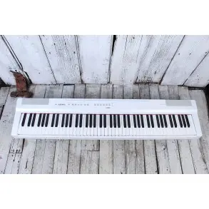 Piano Digital Yamaha P125 A W 88 Teclas a martillo 24 Sonidos color blanco