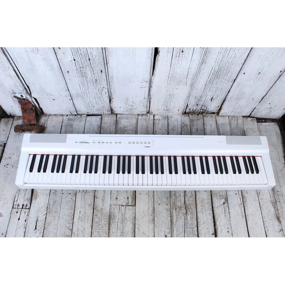 Piano Digital Yamaha P125 A W 88 Teclas a martillo 24 Sonidos color blanco