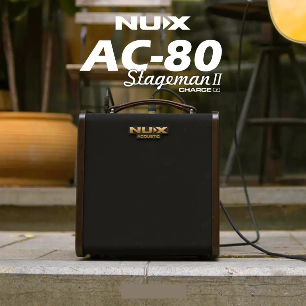 Amplificador Guitarra Acústica Nux Ac80 Stageman Ii