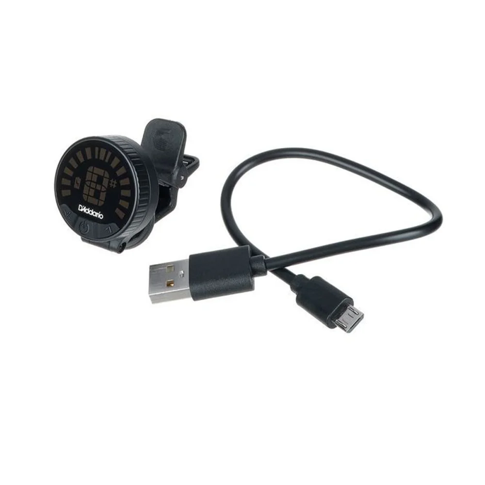 Afinador Cromatico Recargable DADDARIO NEXXUS 360 Redondo con cable USB