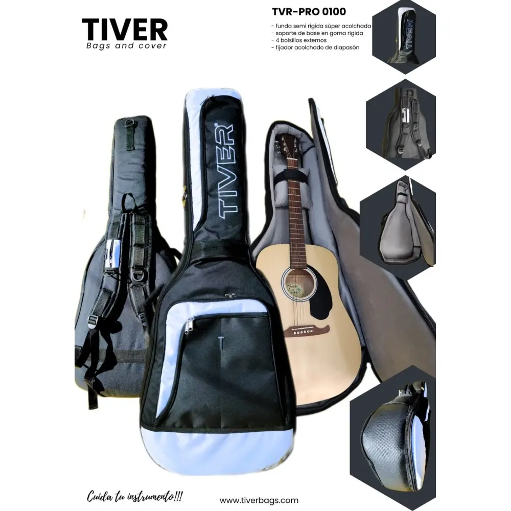 Funda Guitarra Acustica Pro Nacional TVR-102