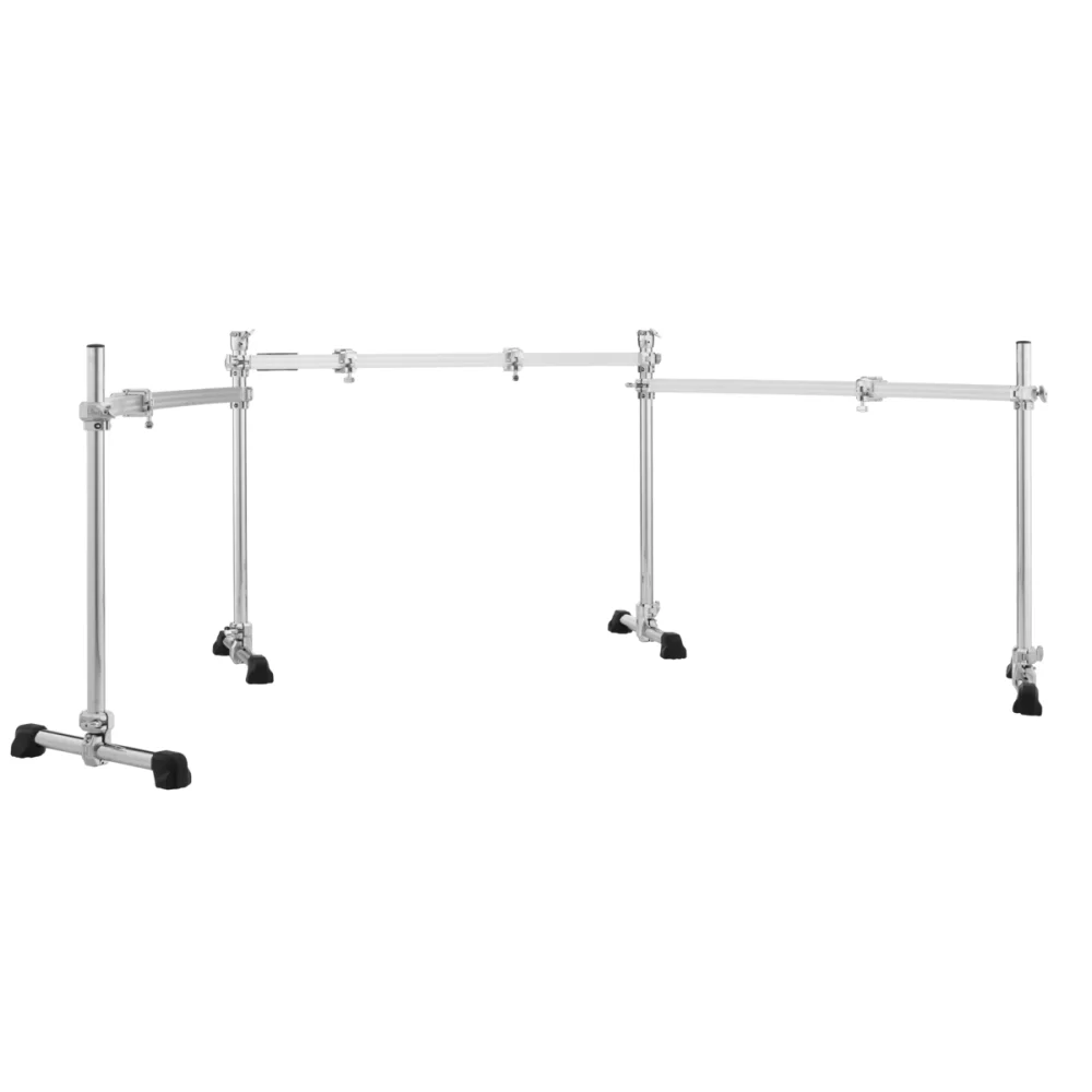 Rack Corral Curvo PEARL Para Batería DR-513C + 4 clamps + 2 Adaptadores Para mini boom