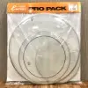 Remo Asia PROPACK PINSTRIPE CLEAR 12"-13"-16" + Powerstroke 3 22" + Ambassador Arenado 14" Parche