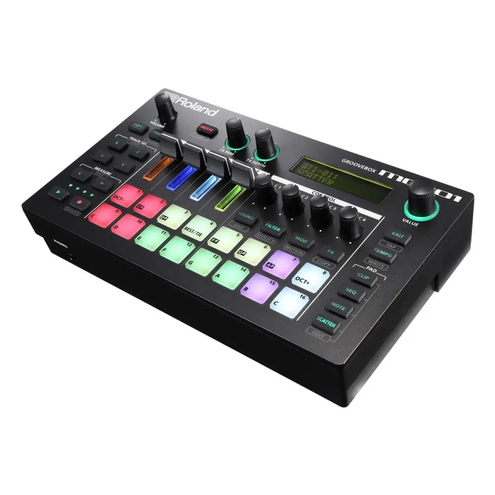 Maquina de Ritmos Music Workstation Groovebox Roland MC101