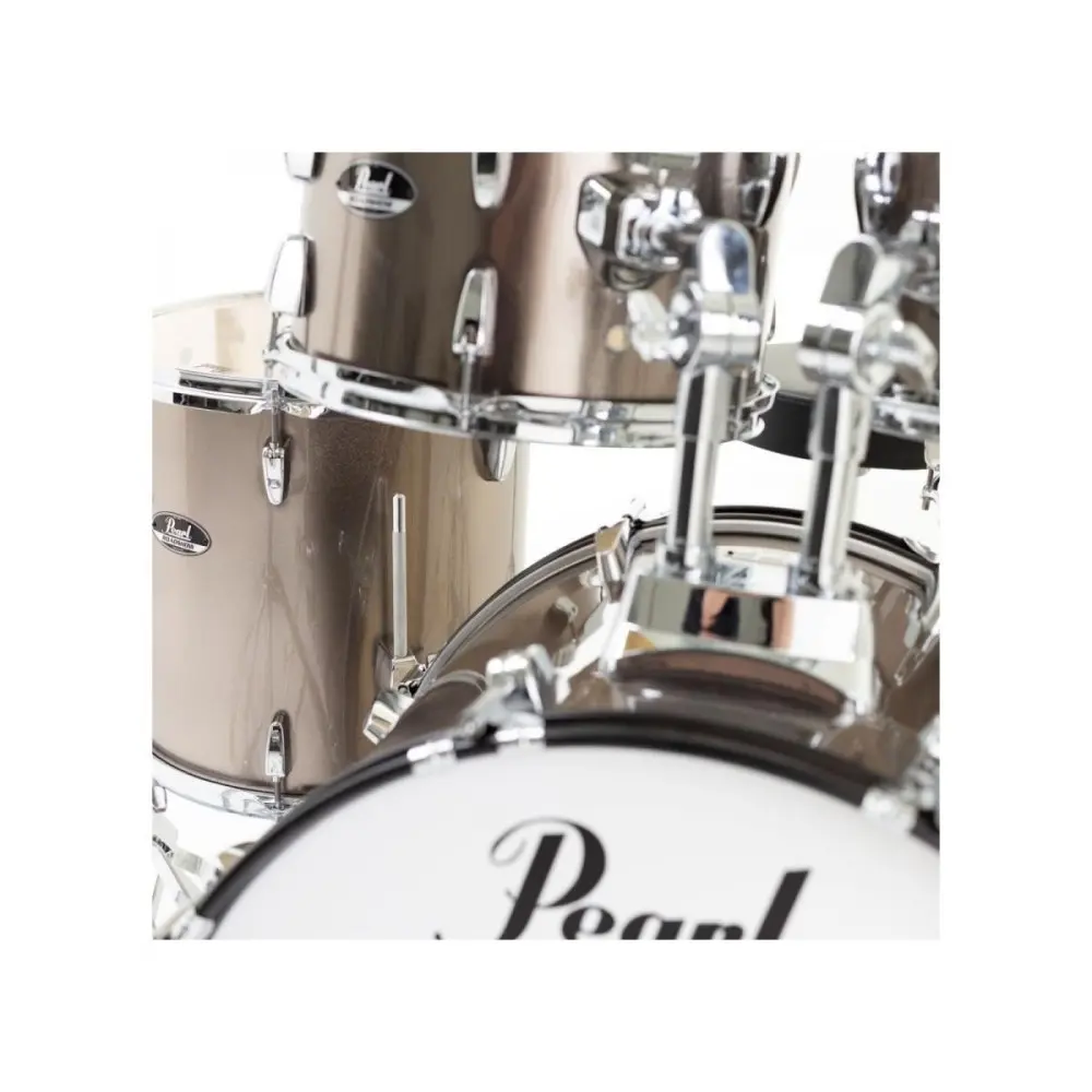 Bateria Pearl RoadShow Junior 5 Cuerpos Con Bombo De 16 Color Bronze Metallic