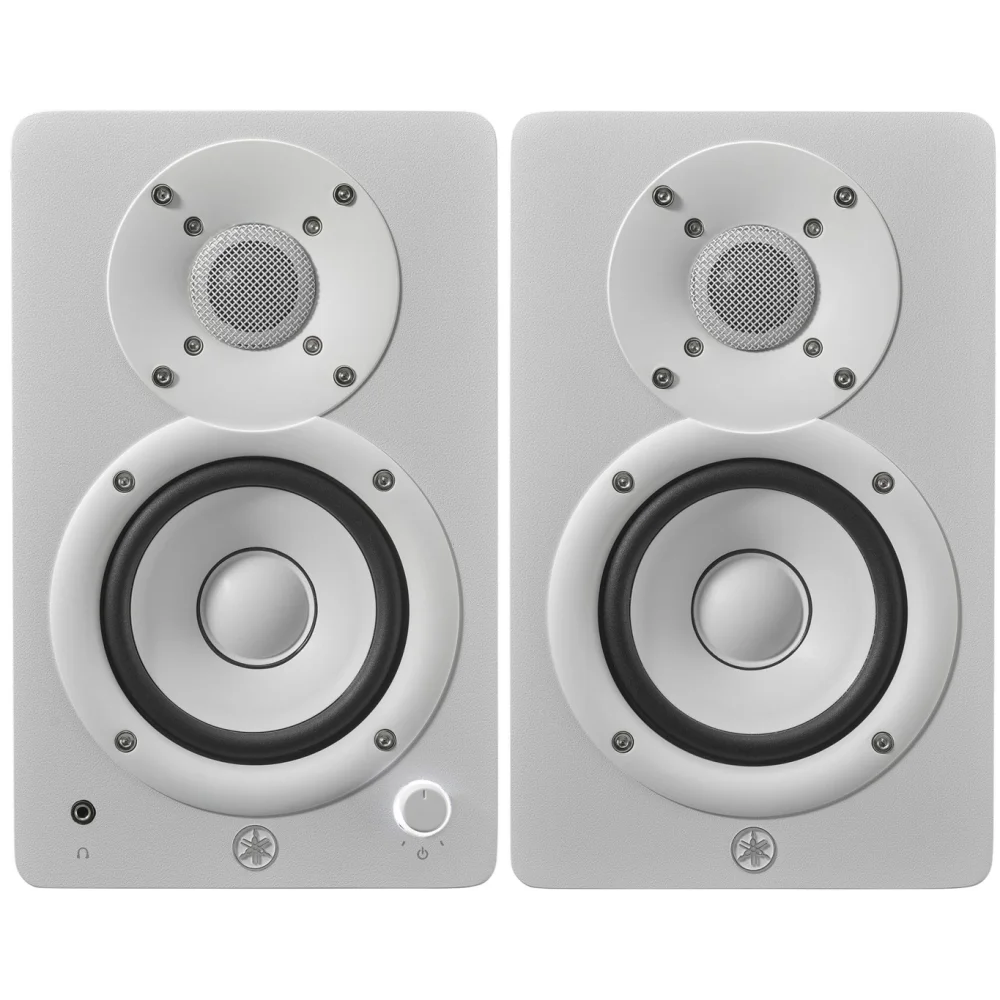 Monitores De Estudio Yamaha HS4W 4.5" Driver 1" 52W Blancos