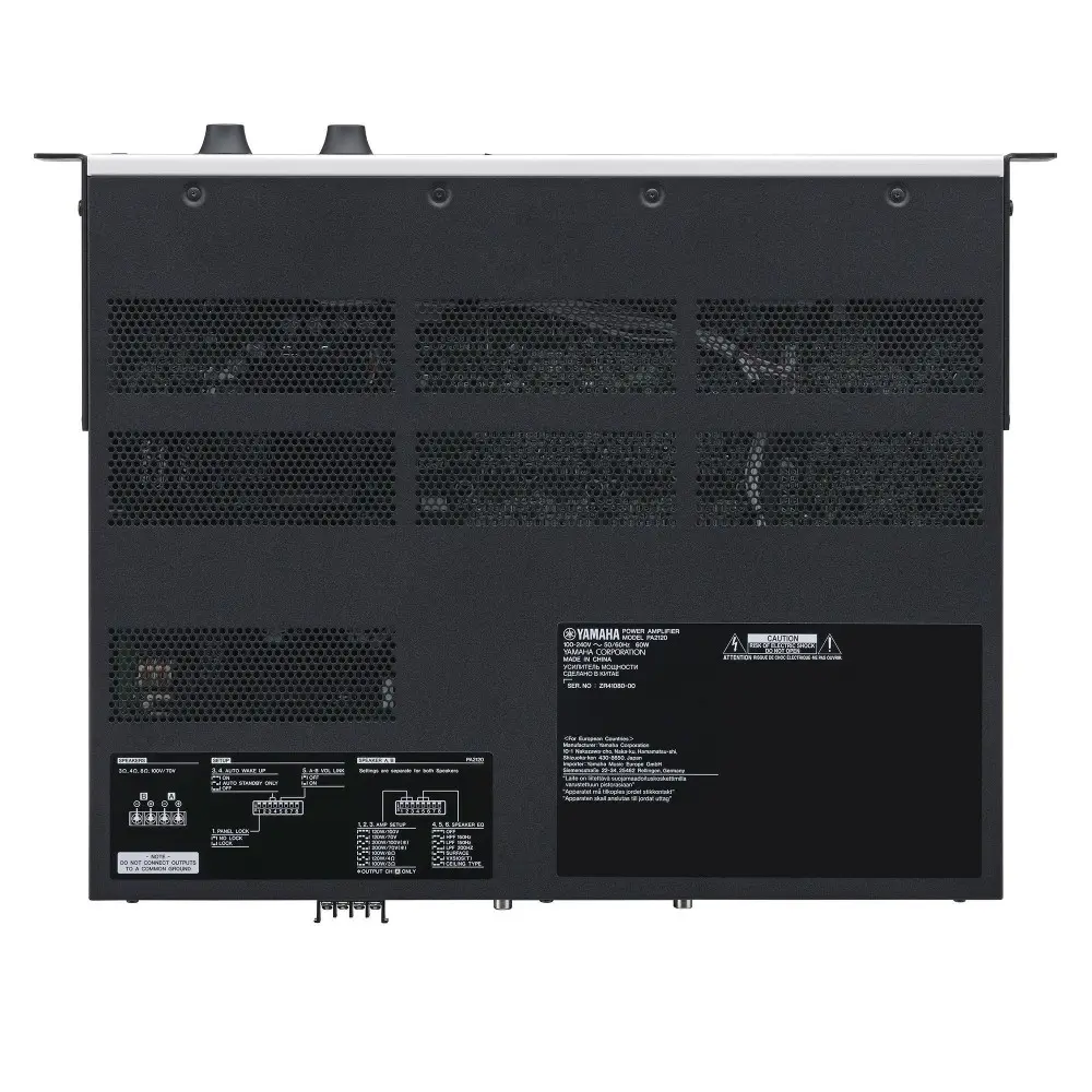 Potencia de Instalacion Yamaha PA2120 100w 70-100 v