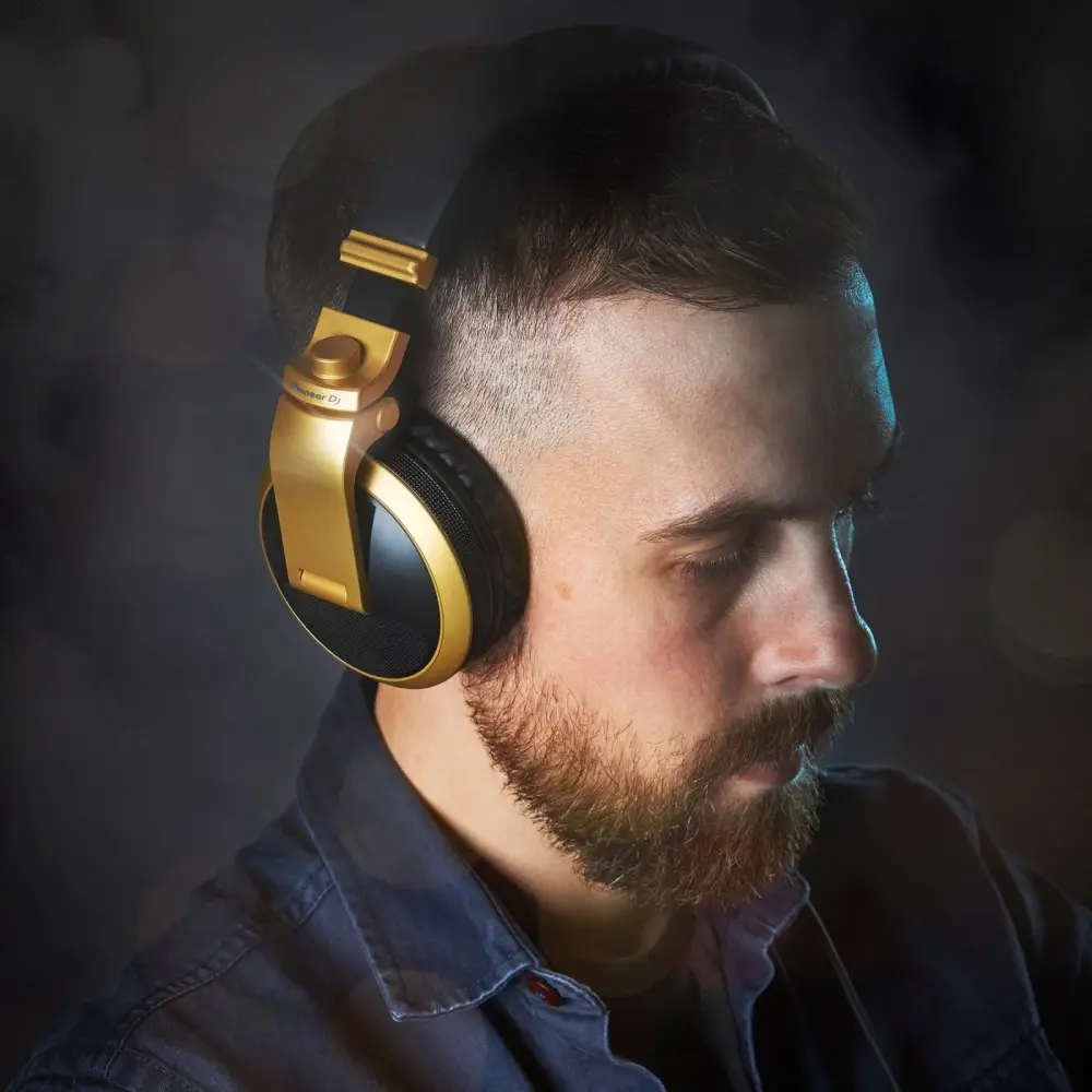 Auriculares Inalámbricos para DJ Pioneer HDJ-X5 Bluetooth Dorado