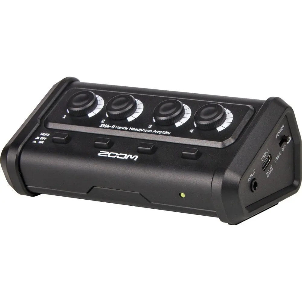 Amplificador De Auriculares Con 4 Salidas Zoom Zha-4