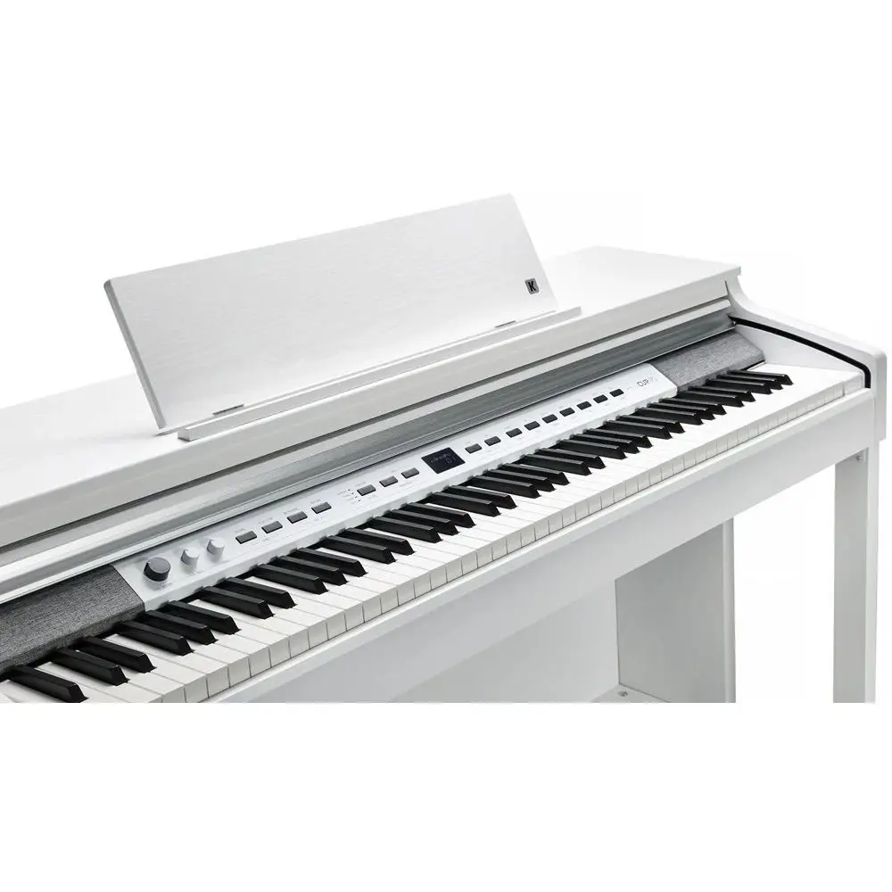 Piano Digital Kurzweil CUP P1 Color Blanco Con Bluetooth + Mueble + Banqueta