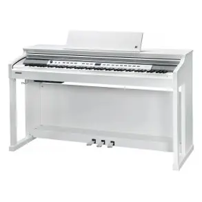 Piano Digital Kurzweil CUP P1 Color Blanco Con Bluetooth + Mueble + Banqueta