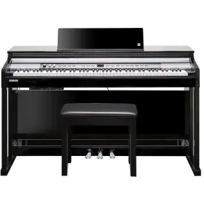 Piano Digital Kurzweil CUP P1 Color Negro Con Bluetooth + Mueble + Banqueta