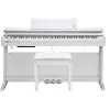 Piano Digital Kurzweil CUP M1 Color Blanco Con Bluetooth + Mueble + Banqueta