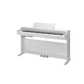 Piano Digital Kurzweil CUP M1 Color Blanco Con Bluetooth + Mueble + Banqueta