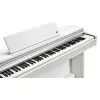 Piano Digital Kurzweil CUP M1 Color Blanco Con Bluetooth + Mueble + Banqueta