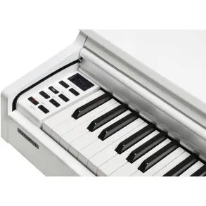 Piano Digital Kurzweil CUP M1 Color Blanco Con Bluetooth + Mueble + Banqueta