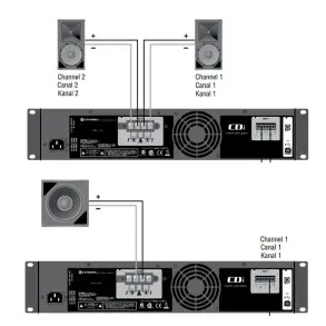 Potencia De Instalación Crown Cdi4000 De 1000w