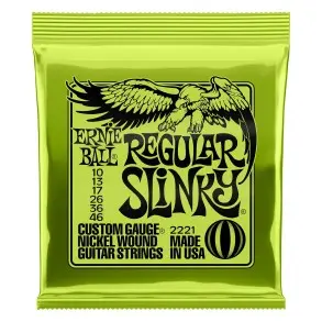 Encordado Ernie Ball Guitarra Eléctrica Regular Slinky 010-046