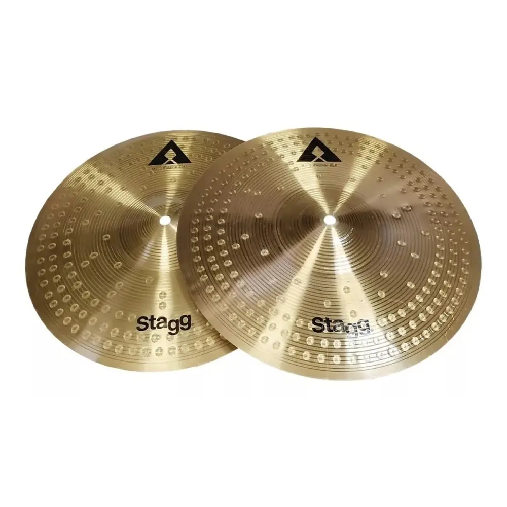 Set De Platillos Stagg Hi Hat 13" + Crash 16"