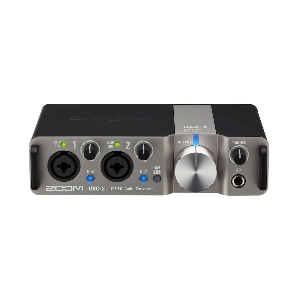 Placa Interface De Audio Zoom Pro Uac-2 De 2 Canales XLR/TRS