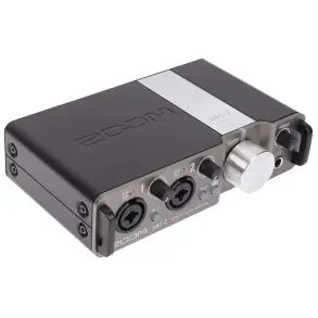 Placa Interface De Audio Zoom Pro Uac-2 De 2 Canales XLR/TRS