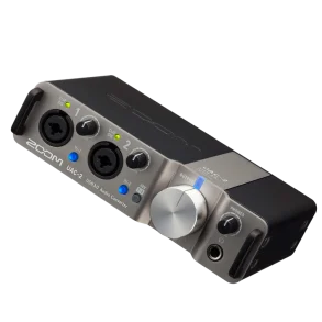 Placa Interface De Audio Zoom Pro Uac-2 De 2 Canales XLR/TRS