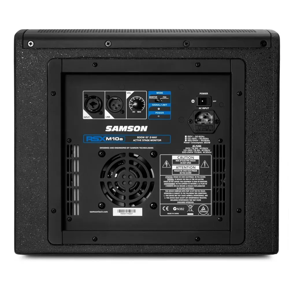 Monitor De Escenario Activo De 10" Samson Rsxm10A Bafle 400w