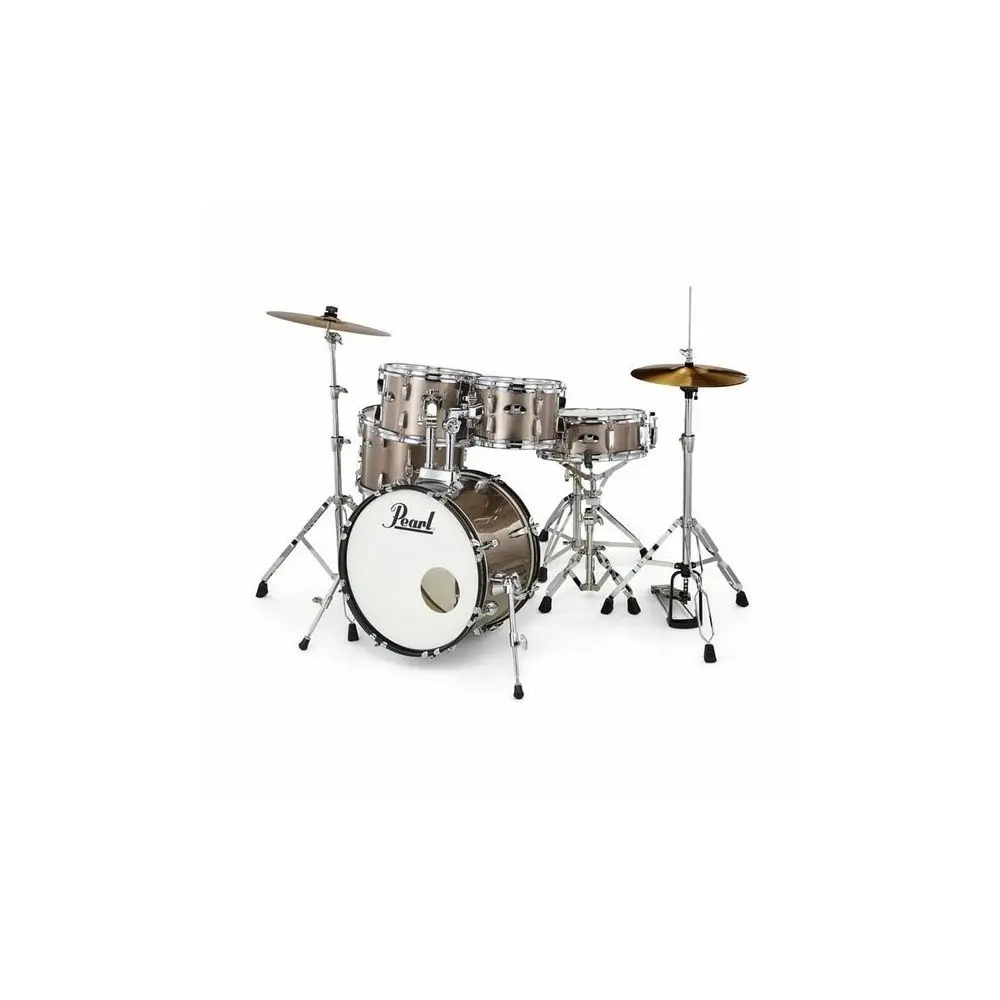 Bateria Pearl RoadShow Junior 5 Cuerpos Con Bombo De 16 Color Bronze Metallic