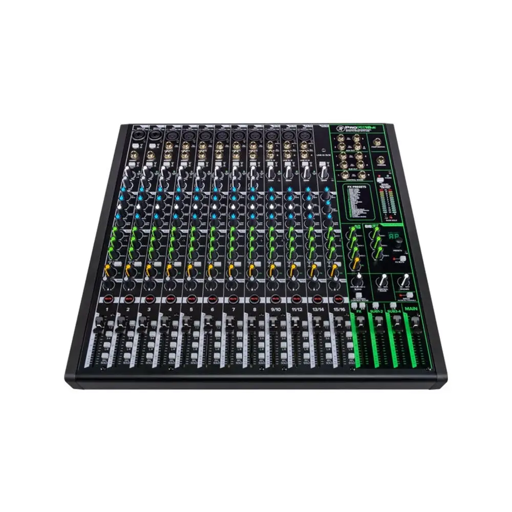 Mixer Mackie ProFX16v3 de 16 canales con USB FX