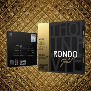 Encordado Para Violin Thomastik Rondo Gold RG100 Tension Media 4/4