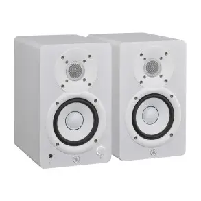 Monitores De Estudio Yamaha HS4W 4.5" Driver 1" 52W Blancos