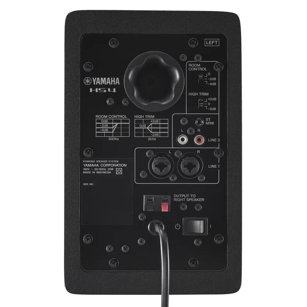 Monitores De Estudio Yamaha HS4B 4.5" Driver 1"