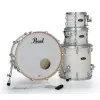 Bateria Pearl Master Maple Gum 4 De Cuerpos Con Bombo De 22 Color White Ice Swirl