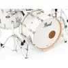 Bateria Pearl Master Maple Gum 4 De Cuerpos Con Bombo De 22 Color White Ice Swirl