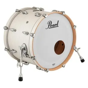 Bateria Pearl Master Maple Gum 4 De Cuerpos Con Bombo De 22 Color White Ice Swirl