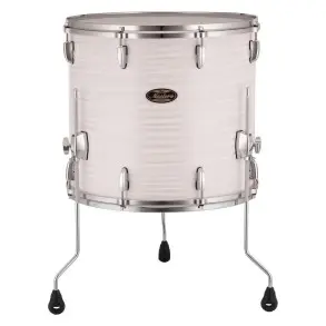 Bateria Pearl Master Maple Gum 4 De Cuerpos Con Bombo De 22 Color White Ice Swirl