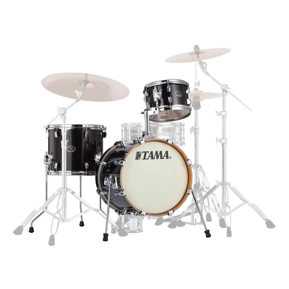 Bateria Tama SilverStar Bombo 16 3 Cuerpos Brushed Charcoal Black