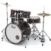 Bateria Pearl Roadshow 5 Cuerpos Fierros + Platillos Red Wine