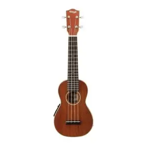 Ukelele STAGG US80SE Soprano Caoba Con EQ + Funda Incluida